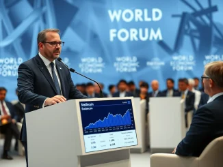 Circle CEO Jeremy Allaire predicts stablecoin market growth at World Economic Forum panel.