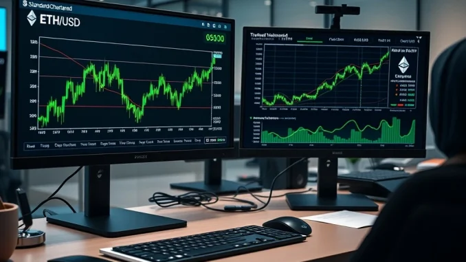 Professional analysis of Standard Chartered's Ethereum investment recommendation with market data