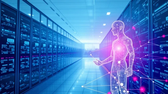 AI Execution Infrastructure: The Critical Shift from Advice to Action Demands New Foundations AI agent interacting with new execution infrastructure for verifiable outcomes, concept by Sui Foundation.