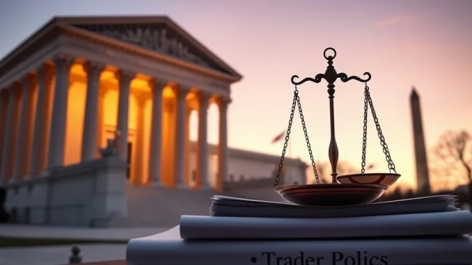 Supreme Court poised to rule on Trump economic policies including tariffs, with Treasury Secretary predicting validation.