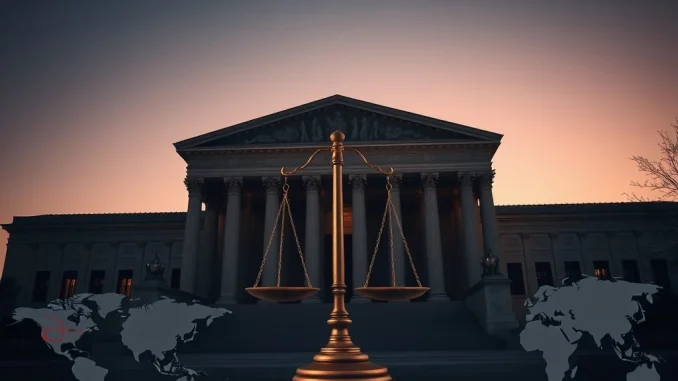 U.S. Supreme Court postpones ruling on Trump administration tariff policy and executive authority.