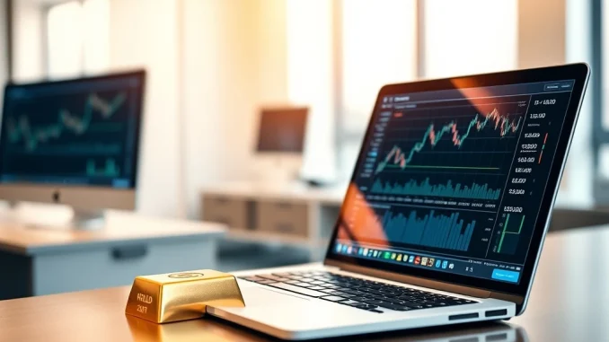 Tether CEO's strategic gold allocation plan for the company's investment portfolio, featuring digital and physical assets.