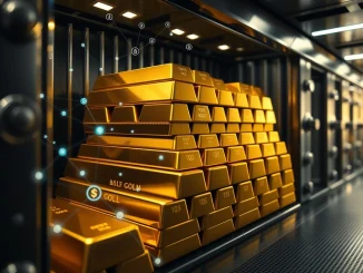 Tether's gold reserves in Swiss vaults backing tokenized assets as buying rivals central banks