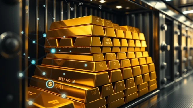 Tether's gold reserves in Swiss vaults backing tokenized assets as buying rivals central banks