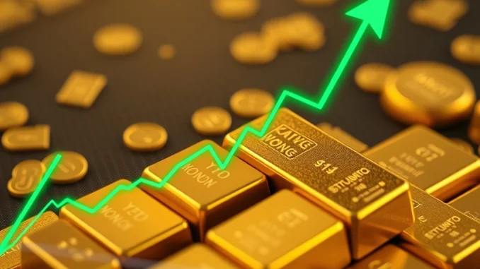 Tether Gold XAUT token experiences a dramatic price surge on South Korean cryptocurrency exchanges.