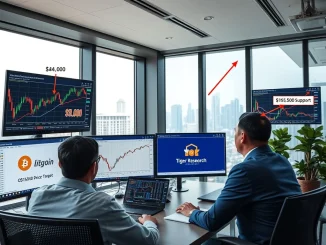 Analysis of Tiger Research's Bitcoin price prediction and valuation methodology for Q1