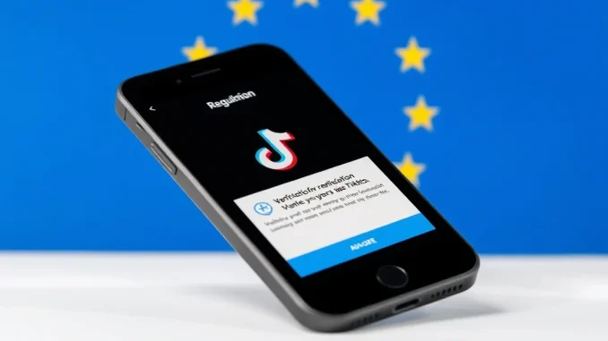 TikTok age verification system under European regulatory scrutiny for child safety compliance