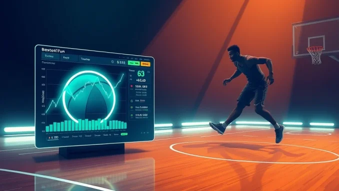 Tristan Thompson's basketball.fun prediction market platform for trading NBA player statistics.