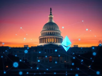 Trump cryptocurrency bill announcement with blockchain regulation implications for digital assets