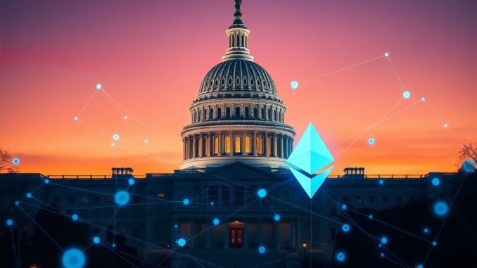 Trump cryptocurrency bill announcement with blockchain regulation implications for digital assets