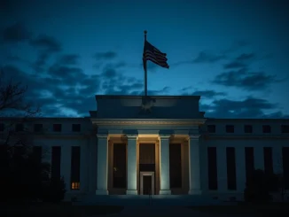 Federal Reserve building during DOJ investigation of Chair Jerome Powell amid political tensions