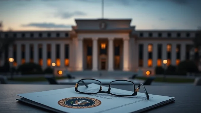 Federal Reserve Chair nomination decision pending from President Trump, as announced by Treasury Secretary.