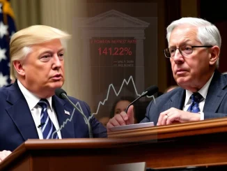 Trump urges Federal Reserve interest rate cuts during economic growth period
