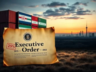 Trump Iran tariff executive order imposes 25% levy on countries trading with Tehran, impacting global commerce.