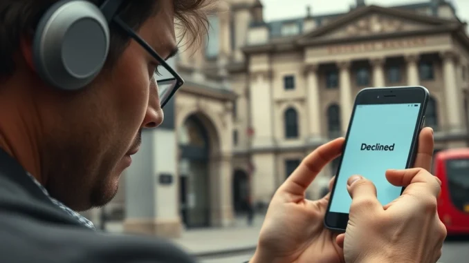 UK banks block crypto transfers causing transaction failures for regulated exchanges, impacting digital asset market growth.