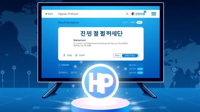 Upbit exchange announces suspension of Hippo Protocol HP token transactions for network maintenance