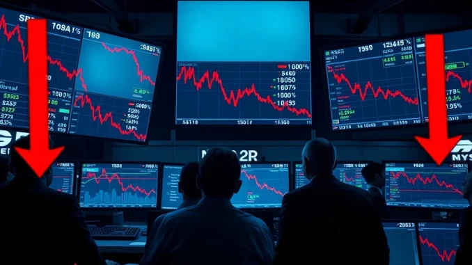 Analysis of US stocks closing lower with S&P 500, Nasdaq, and Dow Jones declines in market sell-off