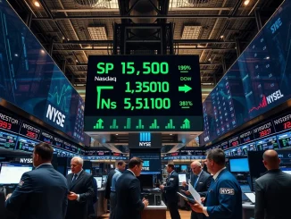 Analysis of US stocks opening higher with S&P 500, Nasdaq, and Dow Jones gains on Wall Street.