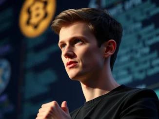 Vitalik Buterin warns about forced Bitcoin adoption and crypto culture during an interview.