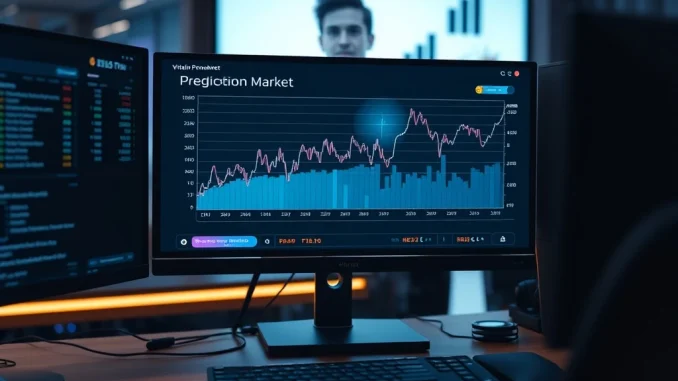 Vitalik Buterin's Polymarket strategy analysis showing prediction market data and his $70,000 profit.