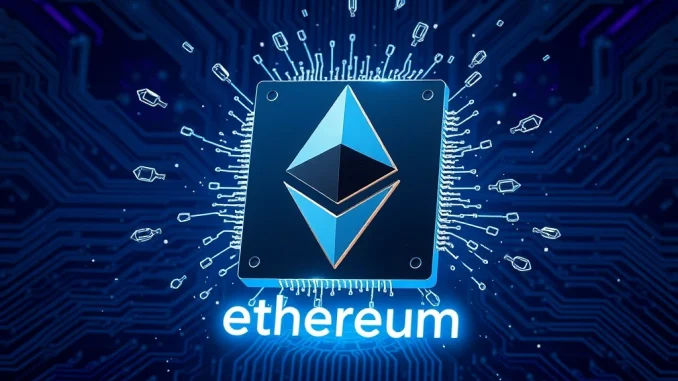 Quantum Threat to Ethereum: Vitalik Buterin's Urgent Warning Reveals 2028 Security Deadline Quantum computer threatening Ethereum blockchain security with cryptographic keys breaking apart