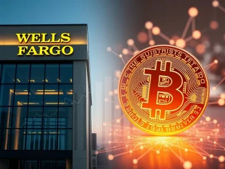 Wells Fargo Bitcoin ETF investment analysis showing institutional cryptocurrency adoption trend