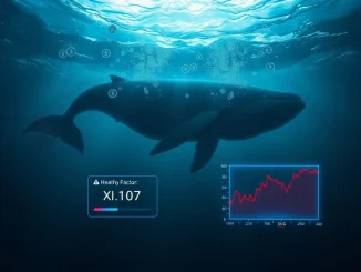 A whale loses $1.09 million in a leveraged XVS trade on Venus Protocol during a market crash.