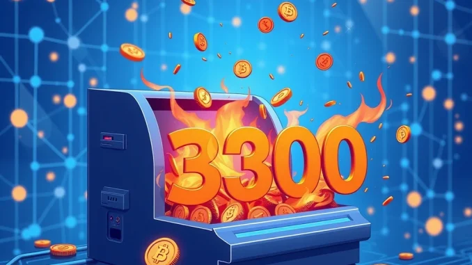 WOO Token Burn Proposal Passes Unanimously: 300 Million Tokens to Be Permanently Removed Visual representation of 300 million WOO tokens being permanently removed from circulation through governance approval