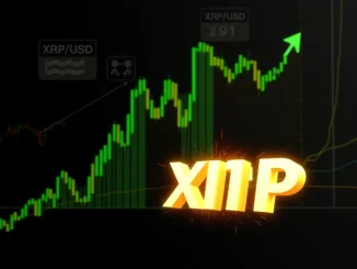 Technical analysis chart predicting a potential XRP price surge to $2.8 based on bullish patterns.