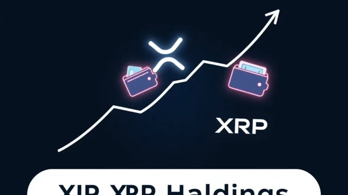 XRP Smart Money Addresses Surge 11.5%: A Revealing Signal Amid Market Uncertainty Graph showing the 11.5% surge in XRP smart money addresses, highlighting accumulation by large holders.