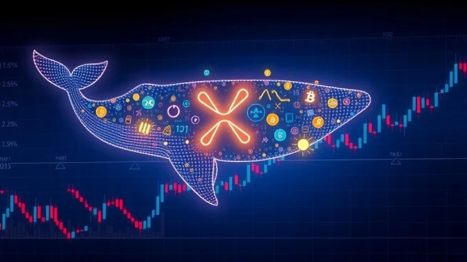 XRP whales accumulate $710 million in cryptocurrency tokens during market volatility, showing investor confidence.