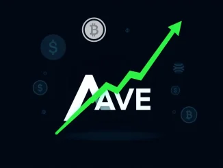 AAVE DeFi lending protocol shows a bullish technical breakout chart for 2026.