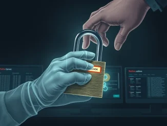 Illustration of a digital address poisoning attack compromising a cryptocurrency wallet security.