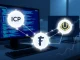 Graphic showing AI and big data crypto developer activity rankings for ICP, Filecoin, and Livepeer networks.