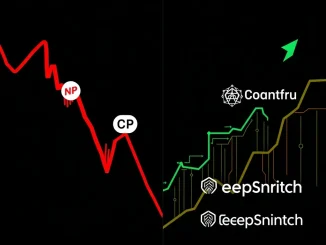 AI crypto coins market analysis showing Near Protocol and ICP volatility versus DeepSnitch AI attention