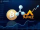 Comparative analysis of APEMARS APRZ, Bitcoin, and XRP cryptocurrency market trends in 2025.