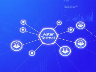 Visualization of the Aster Layer 1 testnet blockchain for on-chain derivatives and perp DEX trading.