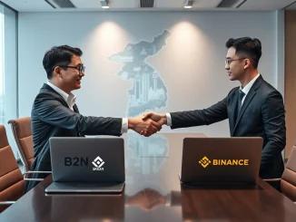 B2N and Binance executives finalize partnership to build the Binance Pay crypto payment ecosystem in South Korea.