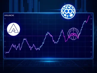 Analyst chart comparing the best altcoins to buy: Avalanche, Polkadot, and AI-focused DeepSnitch.