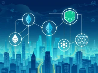 Analysis of the best crypto to buy for 2026 showing blockchain technology and major altcoin logos.