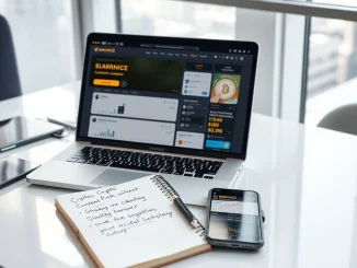 Beginner's guide to Binance Square Write to Earn program showing content monetization through crypto cashtags