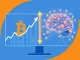 Analytical chart showing Bitcoin price prediction for 2026 alongside Federal Reserve and AI technology icons.