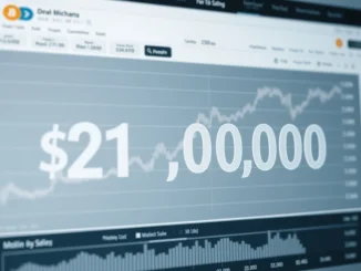 Bitcoin price chart surpassing $70k highlighting its fixed 21 million supply limit.