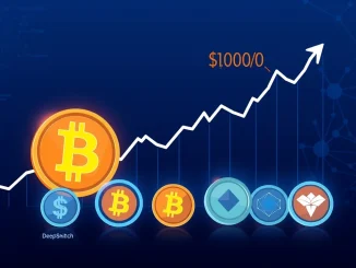 Bitcoin breaking $70K with top crypto presales like DeepSnitch AI highlighted for 2026 analysis.