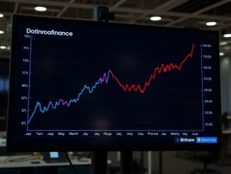 Chart showing Bitcoin dominance weakening as Ethereum gains momentum in the cryptocurrency market.