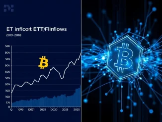 Analysis of Bitcoin ETF capital flows and DeepSnitch AI's successful token presale in cryptocurrency markets.