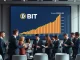 BlackRock's IBIT Bitcoin ETF reaches $100 billion in assets, reshaping traditional finance.