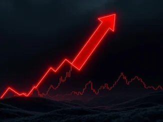 Graphic representing Bitcoin's historic realized loss spike and potential market bottom analysis.