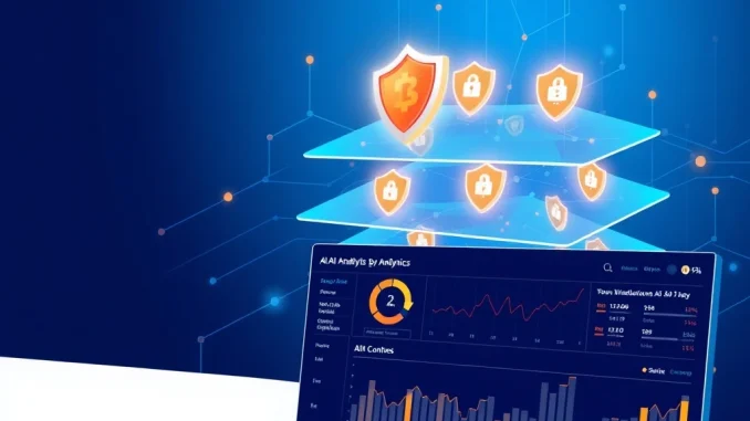 Bitcoin Hyper L2 security and DeepSnitch AI analytics platform visualization showing blockchain layers and data dashboard
