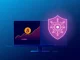 Analytical illustration comparing Bitcoin Hyper price stagnation and DeepSnitch AI's security focus in cryptocurrency markets.